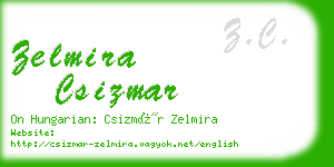 zelmira csizmar business card